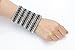 Szxc Jewelry Women's Multilayer Crystal Stretch Bracelet 5 Row
