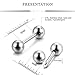 Gelmushta 4mm 12 Pcs 316L Stainless Steel Barbell Stud Earrings Cartilage Helix Ear Piercing 20G