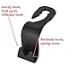 DEDC Car Back Seat Hanger Car Headrest Hook Purse Handbag Grocery Bag Holder-4 PCS