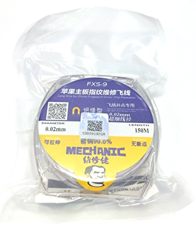 DIYPHONE VIPFIX 0.02mm Motherboard Jump Wire Phone Repair Fly Cable Fingerprint Repair Cutting Cable Handset Line (Insulation Type (Insulated))