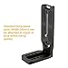 Video Vertical Shooting L Bracket for DSLR Camera Tripod Head Quick Release Plate Arca Swiss Compatible with Nikon D750 D3400 D850 Z7 D7500 Sony A7iii A7ii A6500 A6000 A6300 Canon 5d Mark 80d 6d 70d