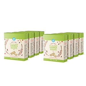 Amazon-merk: Happy Belly – sandwichkoekjes met appel en kaneel, 8 x 148 g