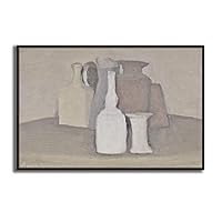 Framed Canvas Wall Art Still Life by Giorgio Mordian Canvas Prints Home Artwork Decoration for Living Room,Bedroom - 16x24 inches