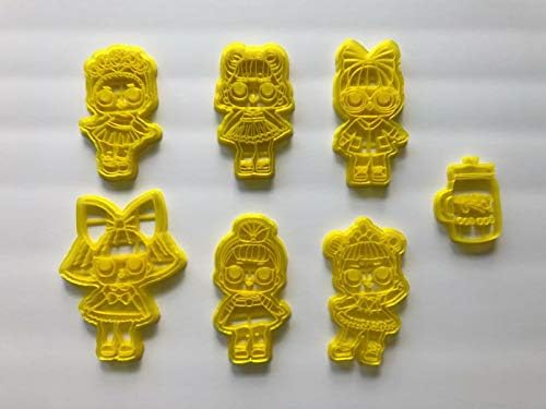 7 L.O.L Surprise Dolls Cookie Cutters 5" 3D Printed PLA Plastic