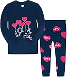 Little Girls Clothes Heart Cotton Sleep Pajamas Cartoon Sets Christmas Children PJs