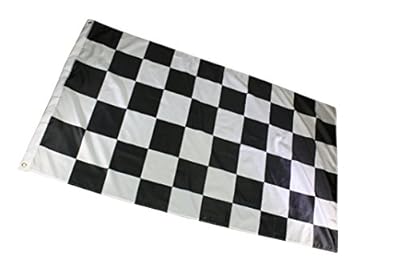 Flags Importer Checkered Polyester Race Flag, 5 x 3'