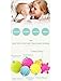 HILIROOM Textured Ball Set Baby | Sensory Balls Kids | Baby Squeeze Balls | Soft Balls Toddler Set of 6 Packs with BB Sounds for Babies Toddlers Boys Girls