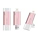 iPhone Lightning Flash Drive Adapter 64GB USB3.0 Pendrive for iPhone/iPad/iPod,ADDON External Storage Memory Stick with Extended Connector( Rose gold )