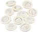 Bertech General-Purpose Latex Finger Cots, Powder-Free, 4 Mil Thick, Small, White (Pack of 1440)