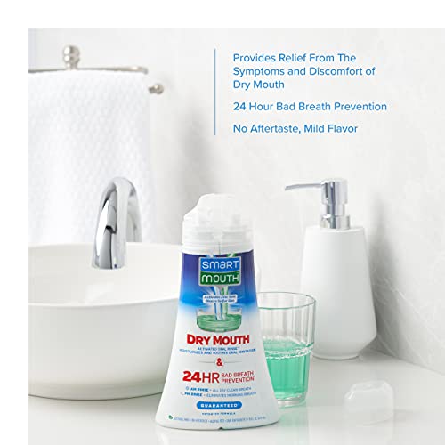 SmartMouth Dry Mouth Activated Mouthwash & Tongue Cleaner, Dry Mouth