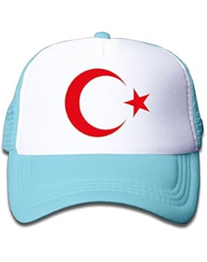 Turkey Turkish Flag Youth Toddler Mesh Hat Boy and Girls Baseball Trucker Caps