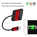 Bambud iPhone 7, 7Plus Adapter, Dual Lightning Charger and Headphone Splitter for iPhone 8, 8 Plus, X, 7, 7Plus，Supports Call, Music, Charge and Sync Data, Compatible with iOS 11, 10.3