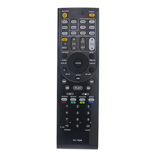 Deha RC-799M Remote Control For ONKYO 24140799 HOME THEATER REMOTE CONTROL (RC-799M)(RC799M)