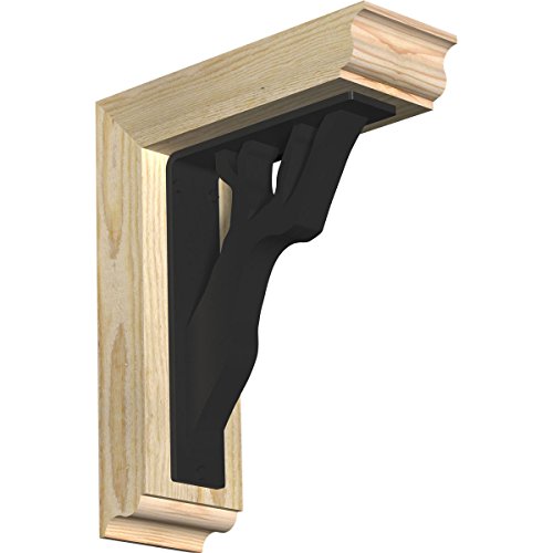 4"W x 11 1/2"D x 14"H Damon Traditional Ironcrest Rough Sawn Bracket, Douglas F…
