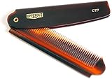 Uppercut Deluxe CT7 Flip Comb Tortoise Shell Men's Pocket Travel Folding Comb view 5