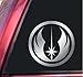 Star Wars Jedi Order Vinyl Decal Sticker (4 Inch, Shiny Chrome)
