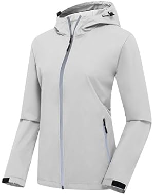 Women's Packable Lightweight Skin Coat Windproof UV Protect Hooded Jacket