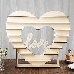 Efavormart 26" Heart Shaped 8-Layer Double Sided