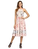 Floerns Women's Midi Halter A Line Dress