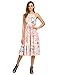 Floerns Women's Floral Print Midi Dresses Halter A Line Dress