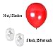 Treasures Gifted Metallic Red Balloons - Pearlized Ruby Red Balloons - Globos Metalicos Rojos, Red Latex Balloons 12 Inch, Globos Rojos Metalicos - Bulk Red Balloons 36 Pack
