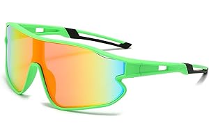JOVAKIT Kids Baseball Sunglasses for Boys Girls Age 6-16, Youth Baseball Sun Glasses UV400 Sports Cycling Shades