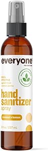 Everyone Coconut & Lemon Hand Sanitizer Spray, 8 FZ