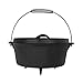 Winterial Cast Iron Camping Dutch Oven, Camping Cookware, Durable, Cooking