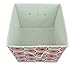 DII CAMZ35078 Fabric Storage Bins for Nursery, Offices, & Home Organization, Containers are Made to Fit Standard Cube Organizers - Set of 2, Small - 11 x 11 x 11, Starburst Tango Red