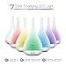 LANTARK Essential Oil Diffuser Aroma Oil Ultrasonic Cool Mist Humidifier with Auto Shut-off and 7 Color LED Lights Changing(15 gradient colors),Aromatherapy Diffuser for Home Office Bedroom Yoga Sp