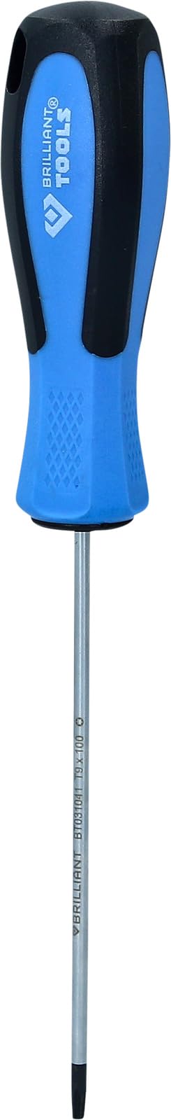 BRILLIANT TOOLS BT031041 Torx Screwdriver T9 100 mm Powered by KS Tools T9 x 100 mm