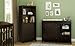 South Shore Convertible Changing Table with Storage Drawers and Removable Changing Station, Espresso