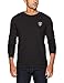 NFL Oakland Raiders Men's OTS Rival Long Sleeve LCCB Tee, Jet Black, Large