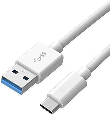 USB Type-C Cable, SimPra USB-C 3.1 Type-C Male to Standard USB 3.0 Type A Male Charging Data Sync Cable for Type-C Supported Devices , 3.3 Feet/1 M (White)