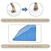 Foam Wedge Pillow Memory Positioning Wedges Medical Body for Back Sleeping Elevated Pregnancy Positioners Bed Sore Turning Bolster Knee Support Pillow for Elderly, Patients Side Sleeper (Blue)