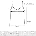 Choies Women's White Deep V Neck Ruched Strappy Lace Back Lace Tight Vest