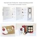 UNIQOOO Arts & Crafts Vintage Adhesive Sealing Wax Stamp Starter Kit- 5 Ministry of Magic School Badges Stamps- Red, Gold, Black Wax Sticks with Wicks- Birthday Gift Ideas for Friends
