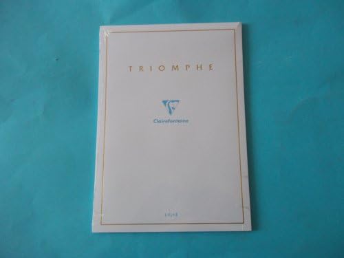 Clairefontaine Ref 6/174 Triomphe Ruled Writing Paper 210 X 297 Velin Blanc / White 90g Ligne / Lined