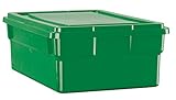 Childcraft Storage Box with Lid - 16 x 11 x 6 inches - Green