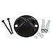 Suspension Trainer Wall & Ceiling Mount Heavy-Duty Anchor Bracket For Crossfit, Olympic Gymnastics Rings, Yoga Swing & Hammock, Punching Bag & Battle Ropes Cold Rolled Steel Hook (Single)