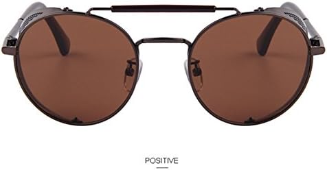 HelloKiti Unisex Eyeglass Punk Vapour Vogue Retro Metal Sunglasses(C2)