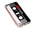 TNCY Heavy Duty Durable TPU Bumper Soft Back Cover Retro Cassette Tape Phone Case Compatible with iPhone 7 Plus iPhone 8 Plus 5.5 Inch