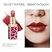 Professional Makeup Matte Lipstick, Velvet Long-lasting Moisturizing Beauty Cosmetics Lip Stick, 1.5OZ (Reddish Brown)