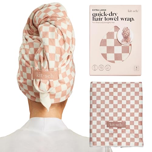 Kitsch XL Microfiber Hair Towel Wrap