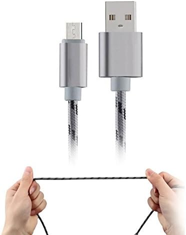 Micro USB Cable, Charging Cord 3ft Nylon Braided High Speed USB 2.0 For Galaxy Note Nexus Huawei Xiaomi HTC LG Meizu Vivo And Other Android Cellphones Tablets