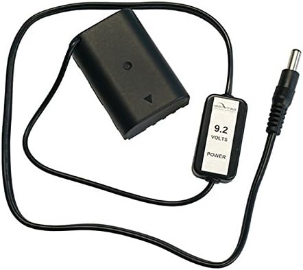 Indipro RPGH9 | 2.5mm DC Power Cable to Panasonic DMW-BLF19 Type Dummy Battery Cable