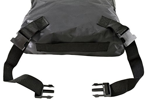 Secure WBP-1B Wheelchair Storage Backpack Bag with Multiple Pockets and Nighttime Safety Reflector, Black (13" x 12.5"x 3")