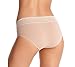Warner's Women's No Pinching No Problems Dig-Free Comfort Waist Cotton Hipster RU1091P, Toasted Almond, Large