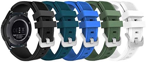 Sibode Bands for Gear S3 Frontier/Classic Watch Silicone Bracelet, Sports Silicone Band Strap Replacement Wristband For Samsung Gear S3 Frontier / S3 Classic …