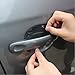 Dealglad 8pcs (2 Sets) Universal Clear Adhesive Car Door Handle Paint Scratch Protector Sticker Protective Film